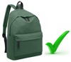 Green school bag