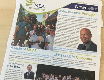 MEA's Summer Newsletter 2018